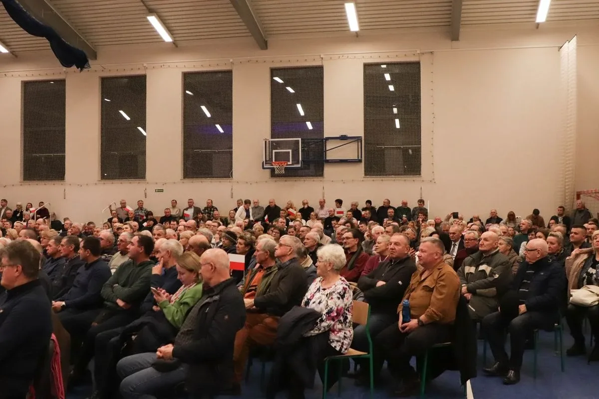 Karol Nawrocki na spotkaniu w Ostrowi Mazowieckiej (zdjęcia)