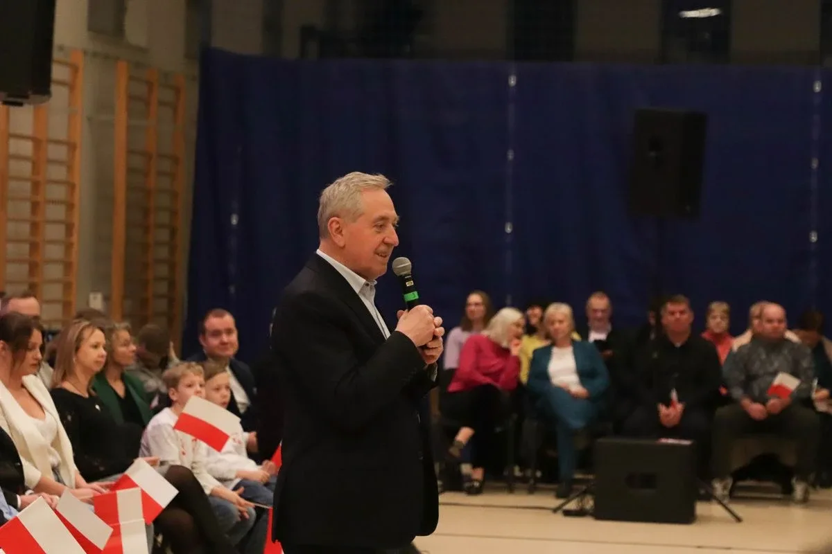 Karol Nawrocki na spotkaniu w Ostrowi Mazowieckiej (zdjęcia)