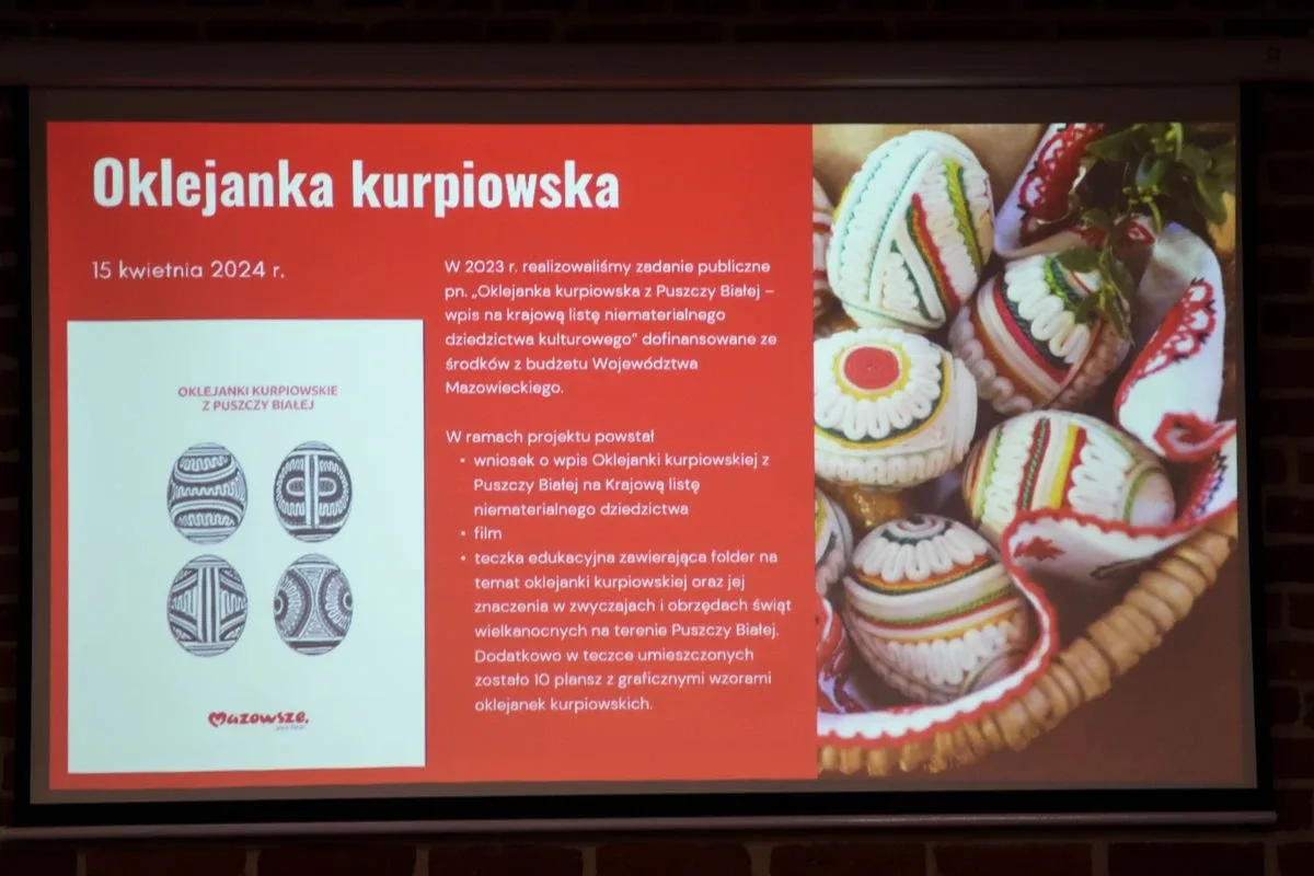 Spotkanie z tradycją. Haft Białokurpiowski w Ostrowi Mazowieckiej (zdjęcia)