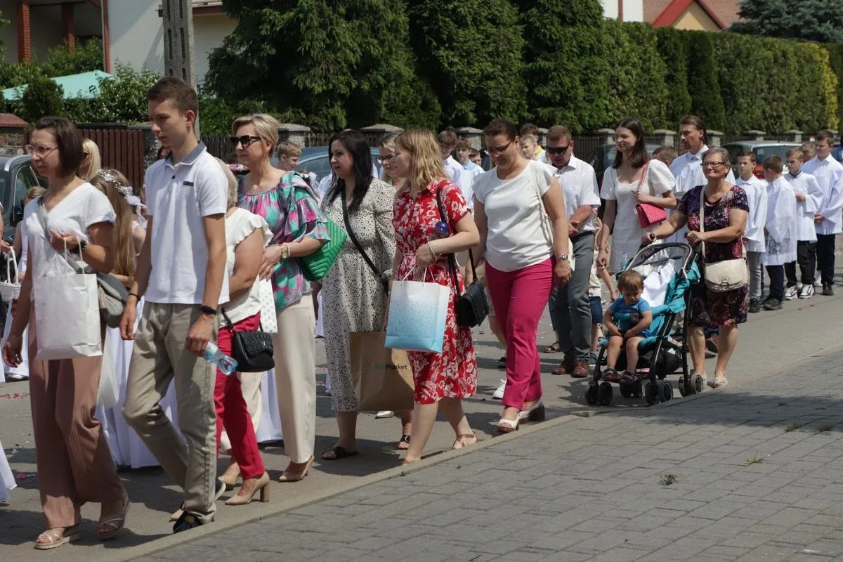 Uroczystość Bożego Ciała w Ostrowi Mazowieckiej (zdjęcia)