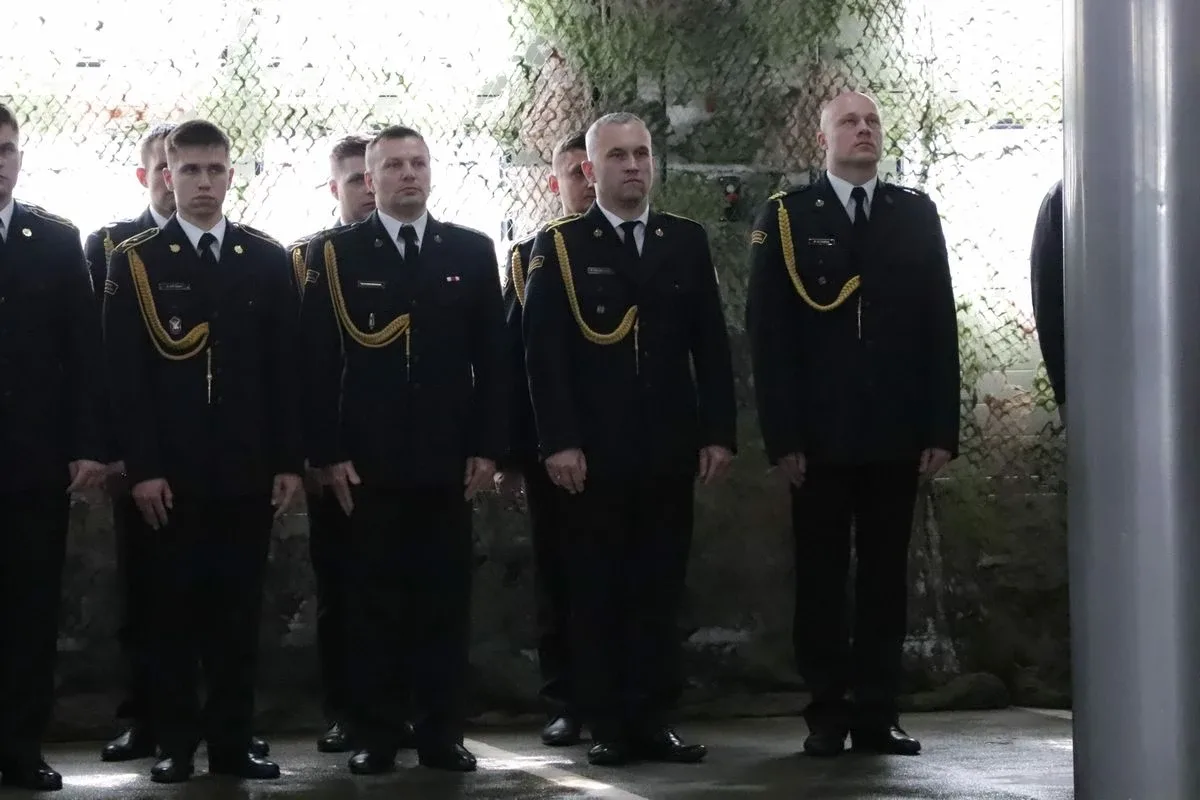 Uroczysta zbiórka z okazji powołania na stanowisko Komendanta Powiatowego PSP (zdjęcia)