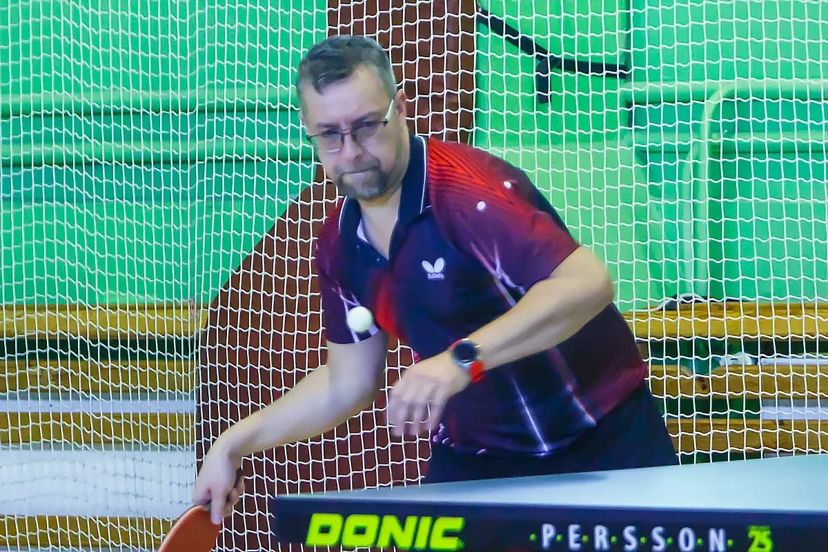 Rozgrywki przedostatniego turnieju 7. Grand Prix w tenisie stołowym amatorów (zdjęcia)