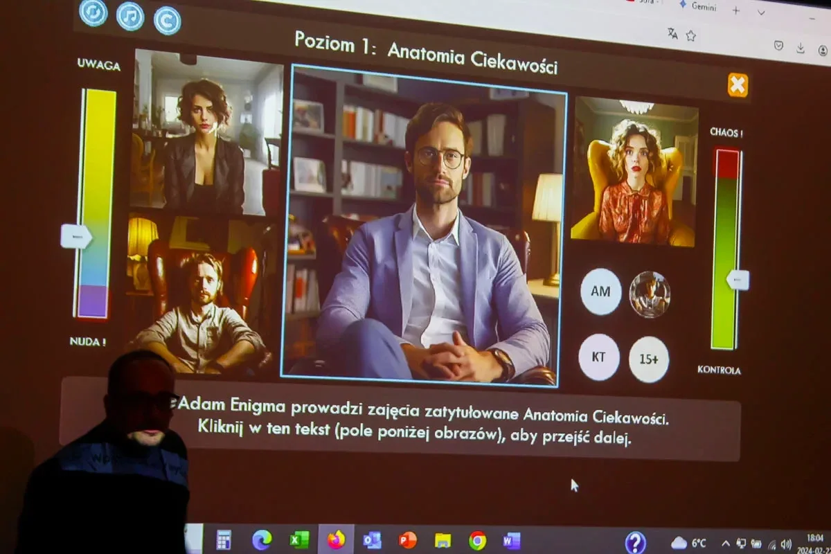 Odkrywanie zastosowań AI w praktyce edukacyjnej - Muzealny Klub Nauczyciela (zdjęcia)