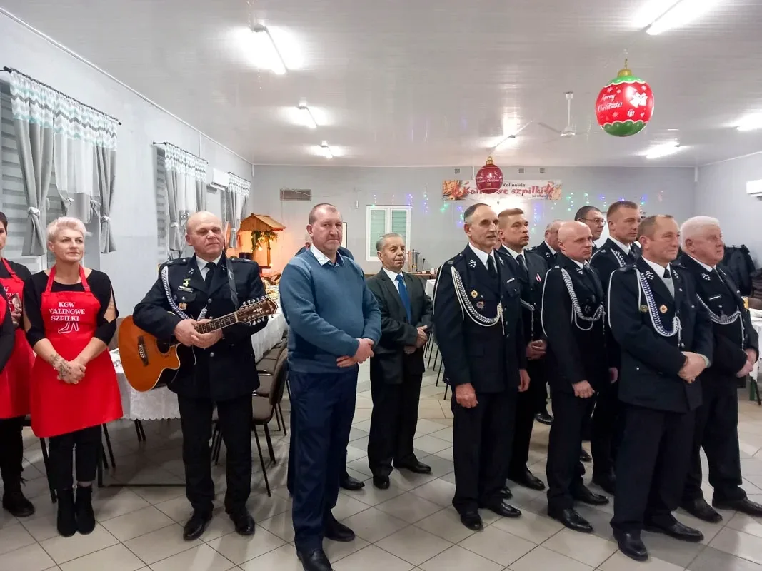 Uroczyste gminne spotkanie opłatkowe strażaków ochotników w Kalinowie (zdjęcia)