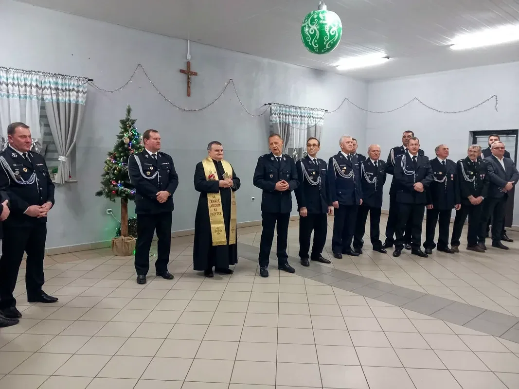Uroczyste gminne spotkanie opłatkowe strażaków ochotników w Kalinowie (zdjęcia)