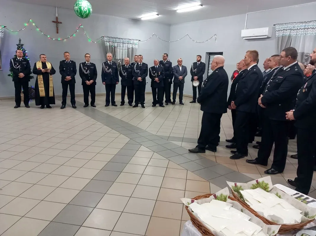 Uroczyste gminne spotkanie opłatkowe strażaków ochotników w Kalinowie (zdjęcia)