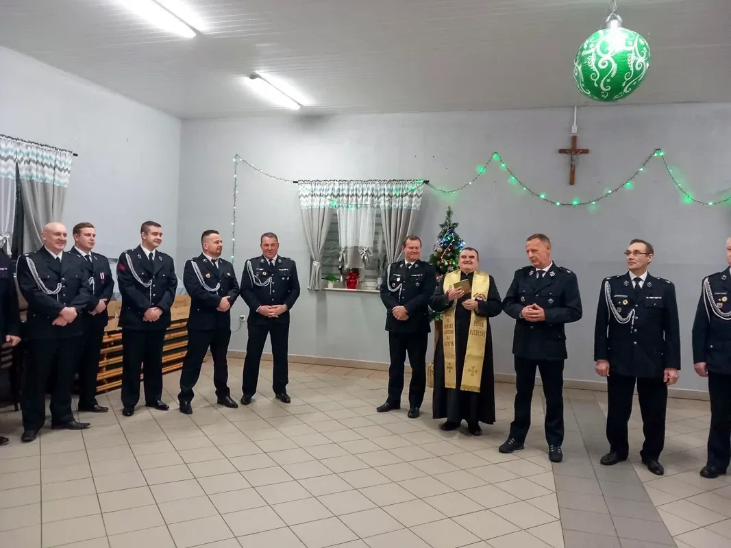 Uroczyste gminne spotkanie opłatkowe strażaków ochotników w Kalinowie (zdjęcia)