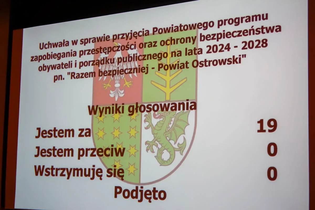 Decydujące momenty w Ostrowi Mazowieckiej: LXVIII Sesja Rady Powiatu kształtuje przyszłość regionu (zdjęcia)