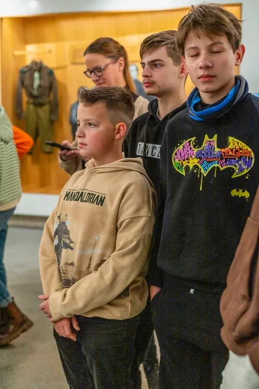 Laureaci konkursu "Witold Pilecki - mój bohater" odwiedzili Muzeum Dom Rodziny Pileckich w Ostrowi Mazowieckiej (zdjęcia)