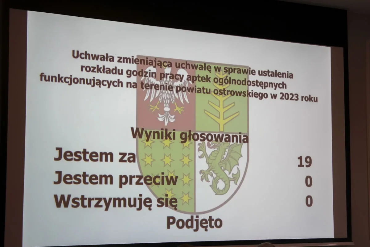 LXVI Sesja Rady Powiatu w Ostrowi Mazowieckiej (zdjęcia)