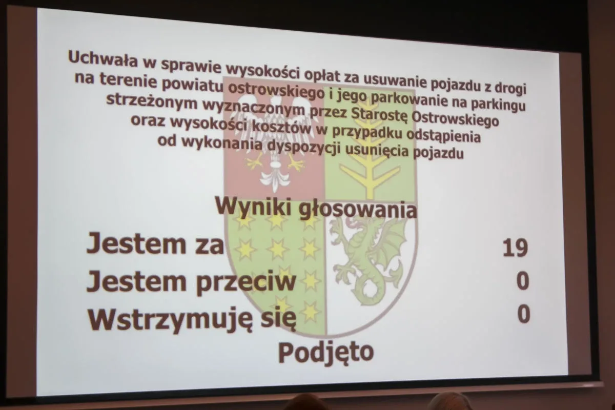 LXVI Sesja Rady Powiatu w Ostrowi Mazowieckiej (zdjęcia)