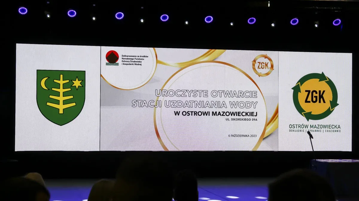Uroczyste otwarcie nowoczesnej Stacji Uzdatniania Wody w Ostrowi Mazowieckiej (zdjęcia)