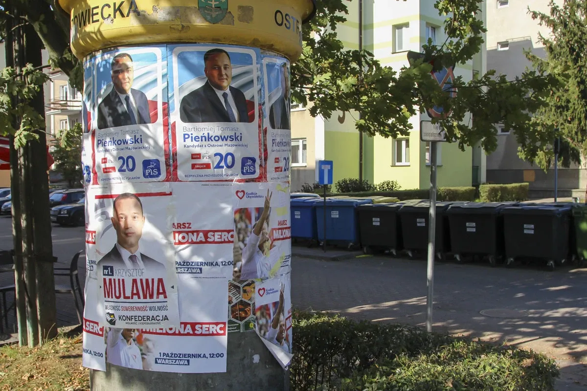 Kampania wyborcza w Ostrowi Mazowieckiej - tradycja spotyka nowoczesność (zdjęcia)