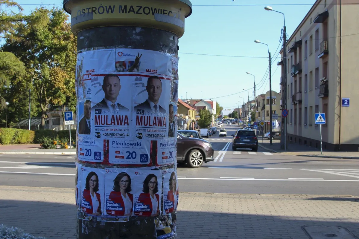 Kampania wyborcza w Ostrowi Mazowieckiej - tradycja spotyka nowoczesność (zdjęcia)