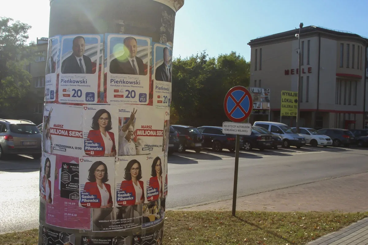 Kampania wyborcza w Ostrowi Mazowieckiej - tradycja spotyka nowoczesność (zdjęcia)