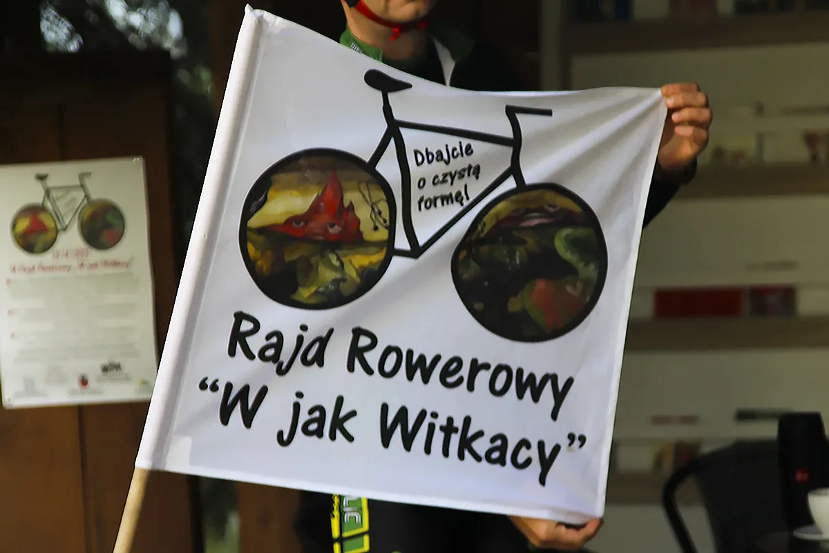 Ostrowianie w sobotni poranek wyruszyli w IX Rajd Rowerowy "W jak Witkacy" (zdjęcia)