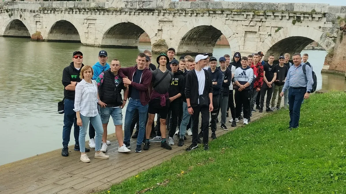 Uczniowie ZS CKR w Starym Lubiejewie podnoszą swoje kwalifikacje we Włoszech (zdjęcia)