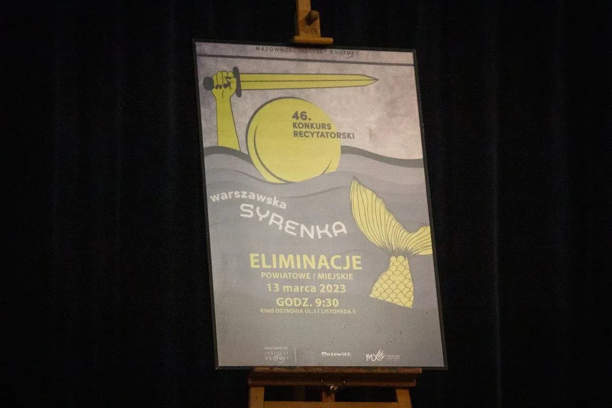 Eliminacje 46. Konkursu Recytatorskiego "Warszawska Syrenka" rozpoczęte w Kinie Ostrovia (zdjęcia)