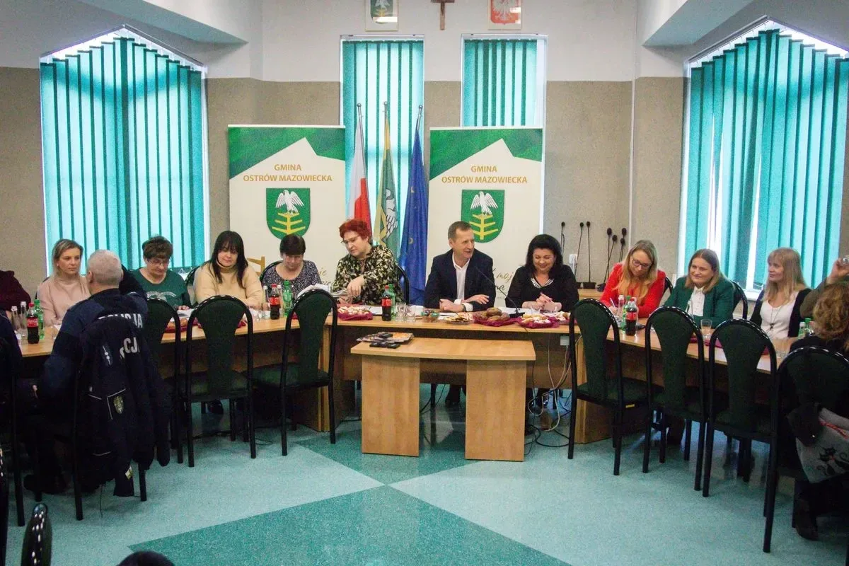 Wójt gminy Ostrów Mazowiecka spotkał się z sołtysami (zdjęcia)