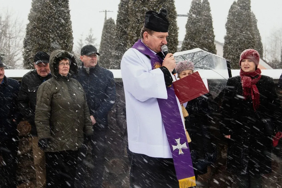 Uroczyste otwarcie drogi powiatowej na odcinku Zaręby Kościelne - Nienałty-Szymany (zdjęcia) 