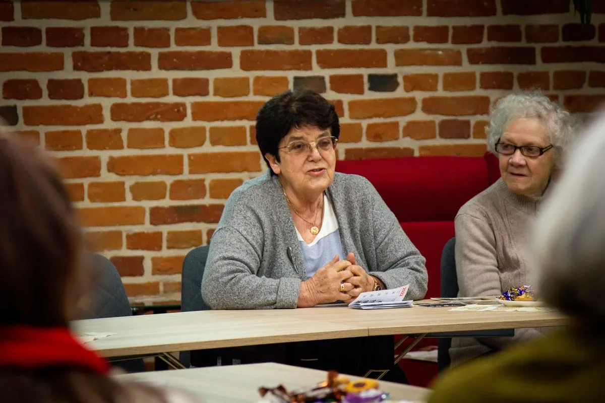 Krystyna Dojlido opowiadała o swojej mamie Janinie Kolasińskiej w ostrowskiej bibliotece (zdjęcia)