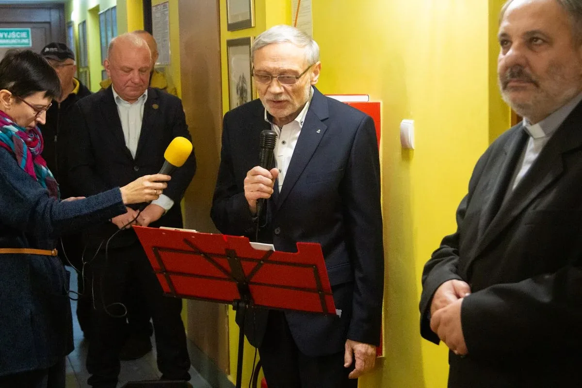 Otwarcie wystawy pt. "300 obrazów Napoleona Ordy" i wykład z ks. Tadueszem Isakowiczem-Zaleskim w Muzeum Kresów i Ziemi Ostrowskiej (zdjęcia, wideo)