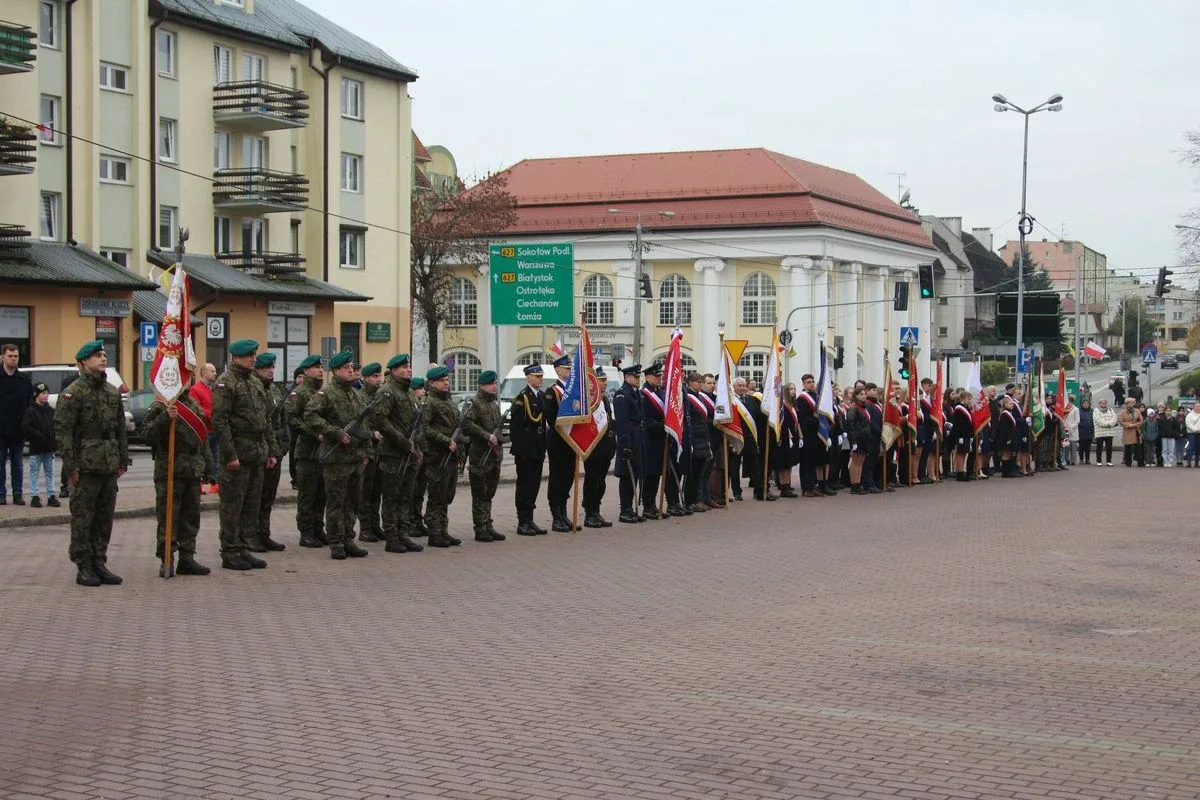 Uroczyste powiatowo-miejsko-gminne obchody Narodowego Święta Niepodległości w Ostrowi Mazowieckiej (zdjęcia, wideo)