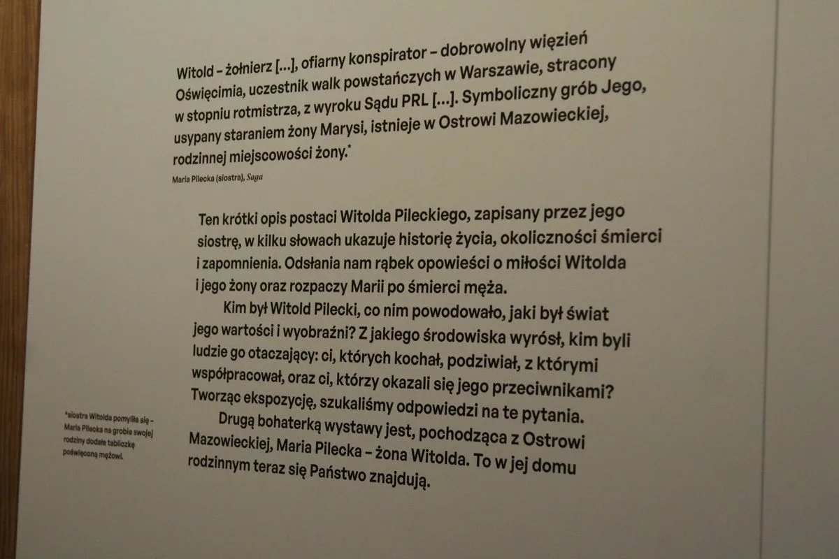 Wernisaż wystawy pt. "O Marii i Witoldzie Pileckich" w Ostrowi Mazowieckiej! (zdjęcia, wideo)