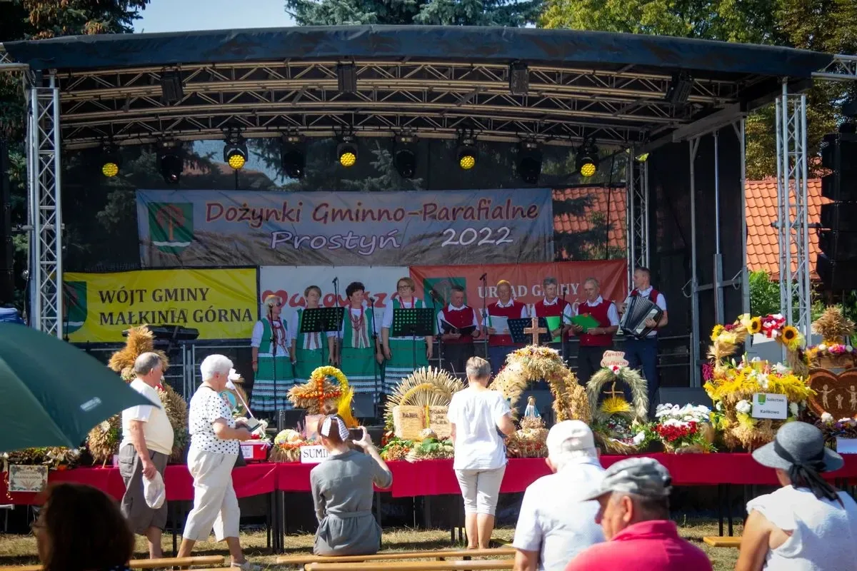 Artyści zaprezentowali swoje utwory na Dożynkach Gminno-Parafialnych w Prostyni (zdjęcia, wideo) 