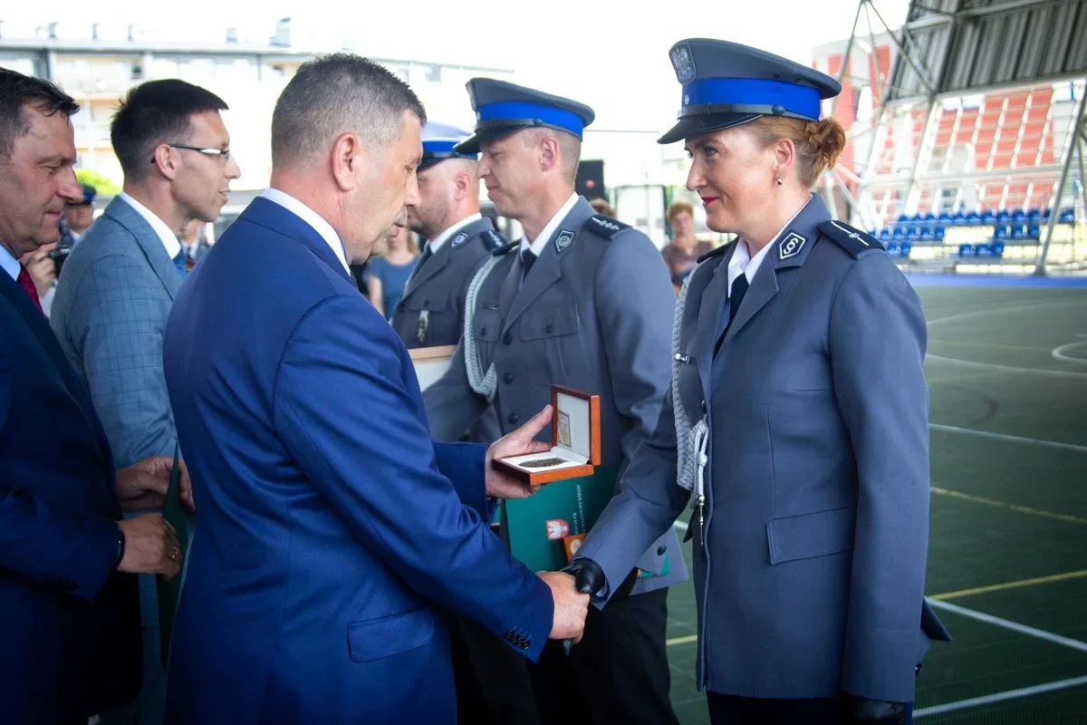 Uroczyste obchody Święta Policji w Ostrowi Mazowieckiej (zdjęcia, wideo) 