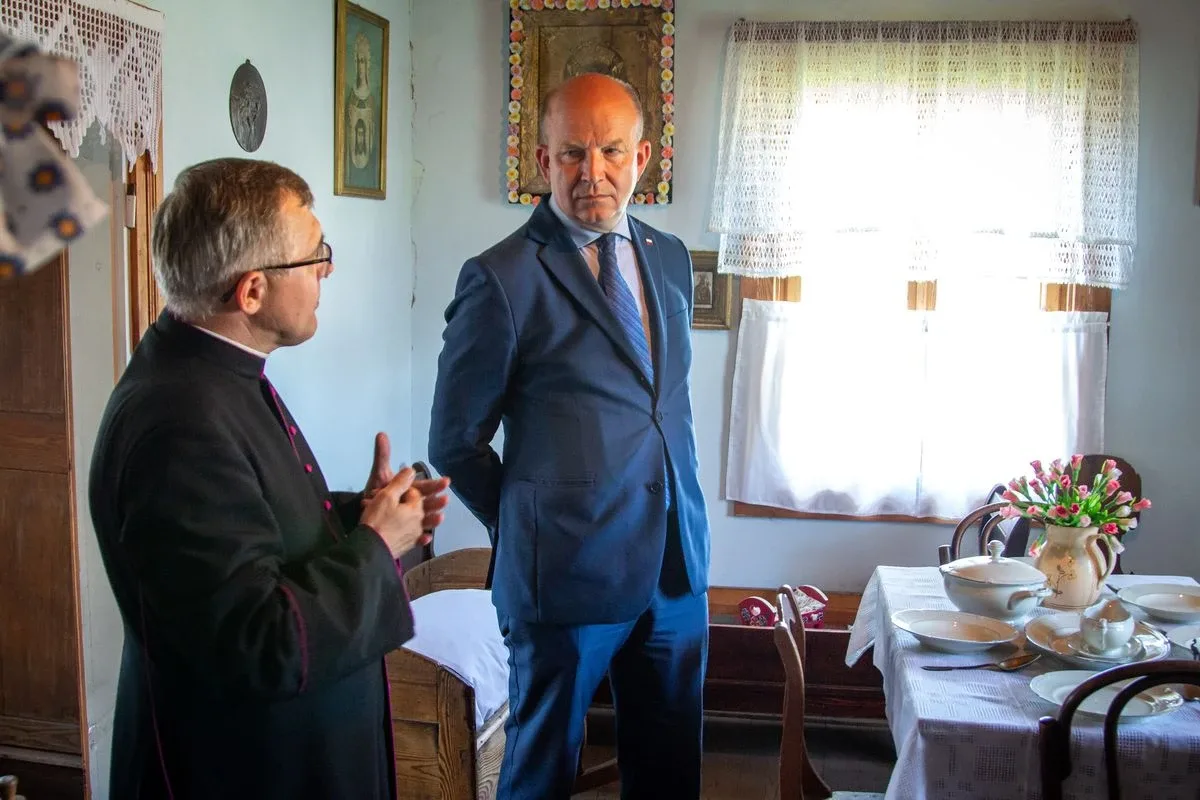 Wojewoda Mazowiecki Konstanty Radziwiłł z wizytą w powiecie ostrowskim (zdjęcia)
