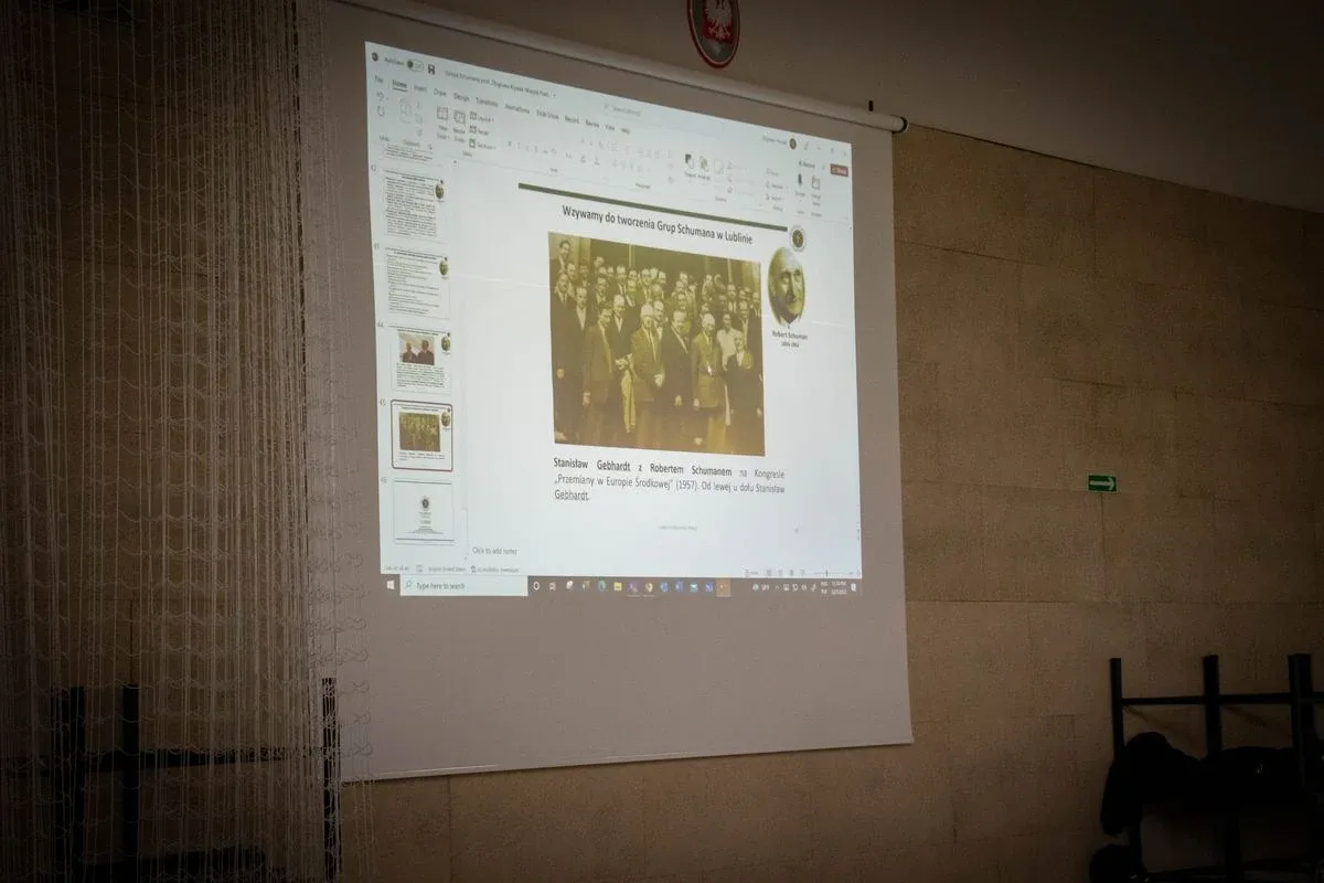 Spotkanie z przedstawicielami Instytutu Myśli Schumana w Ostrowi Mazowieckiej (zdjęcia)