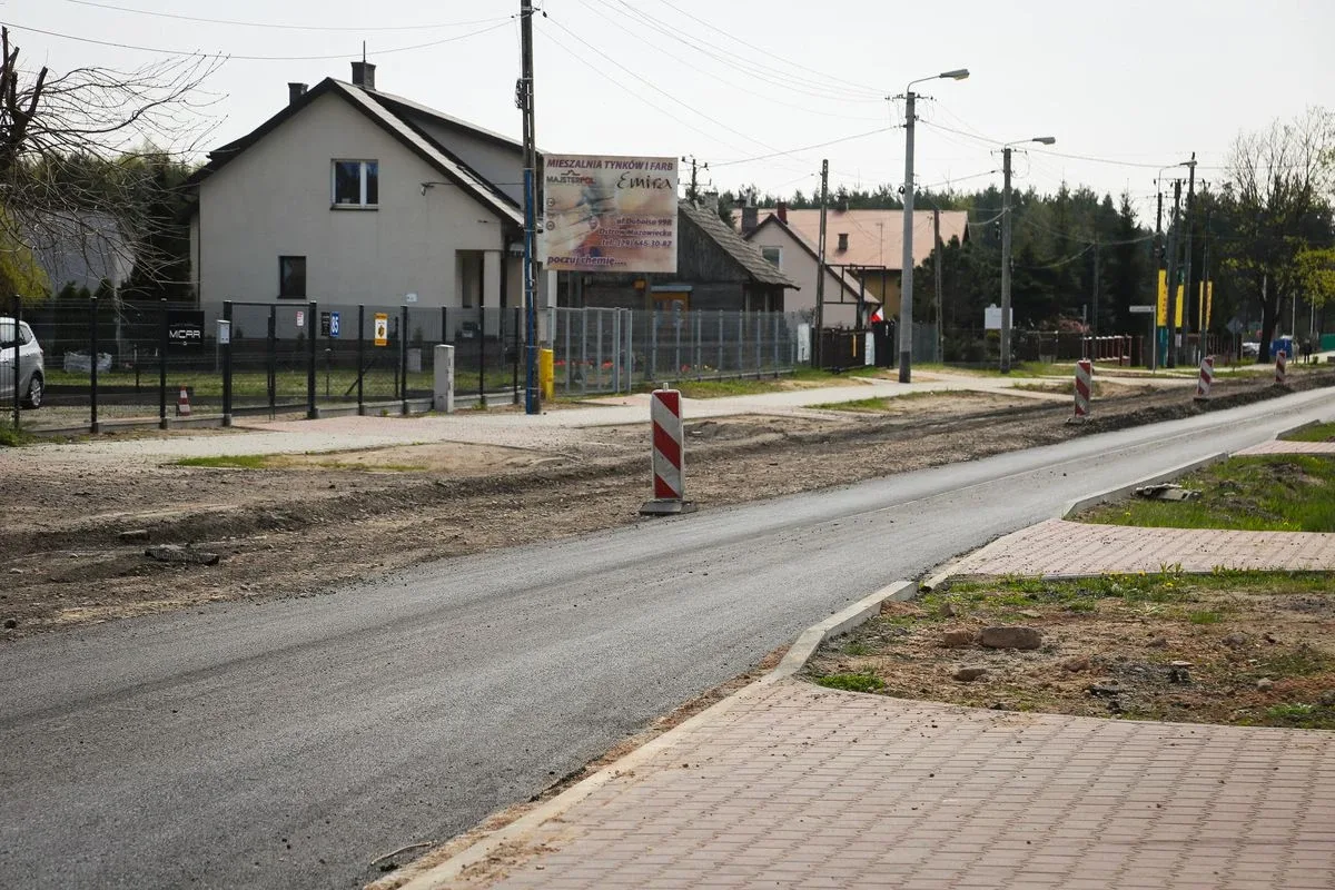 Prace remontowe ulicy Małkińskiej (zdjęcia)
