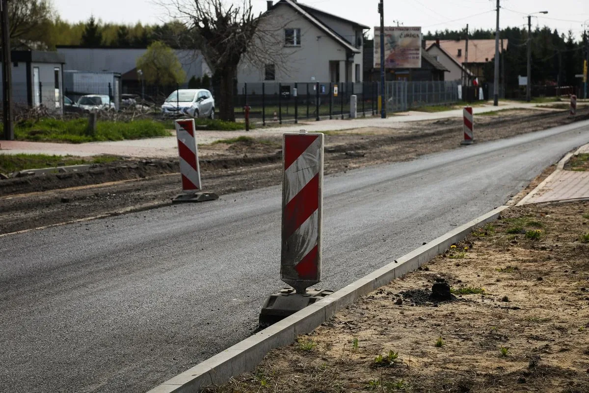Prace remontowe ulicy Małkińskiej (zdjęcia)