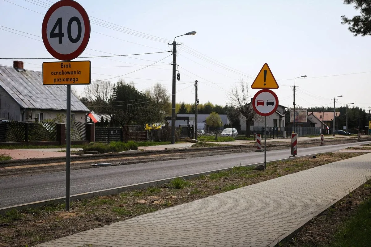 Prace remontowe ulicy Małkińskiej (zdjęcia)