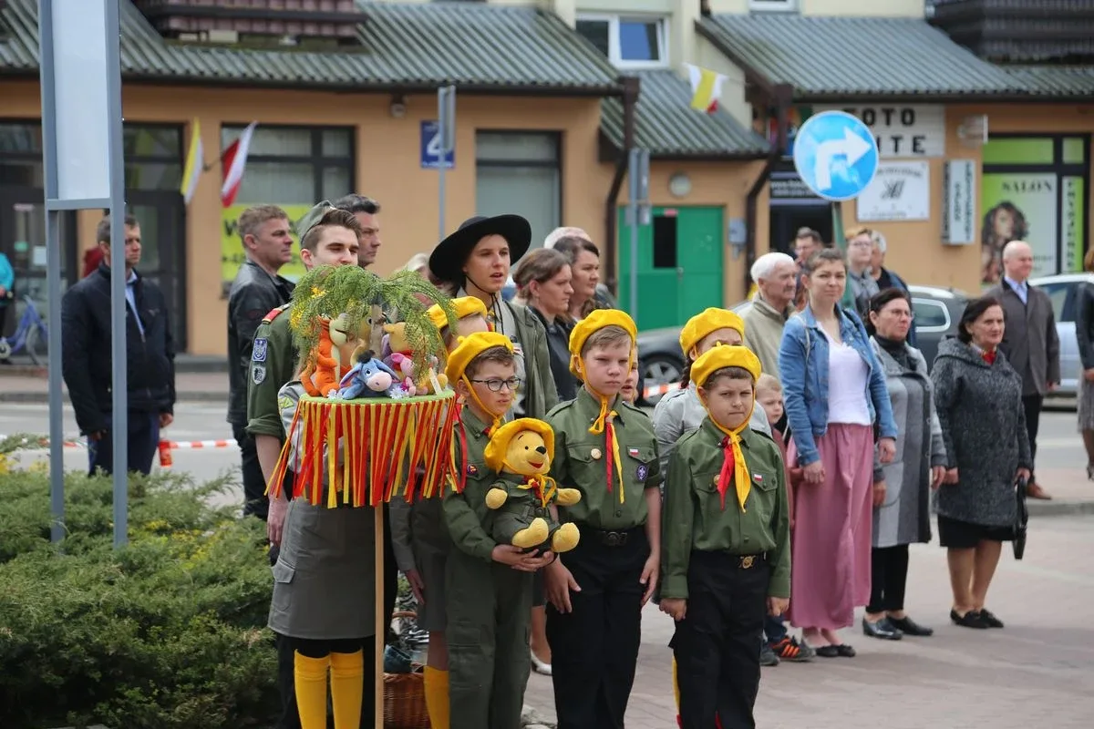 Miejskie obchody Święta Narodowego 3 Maja w Ostrowi Mazowieckiej (zdjęcia)