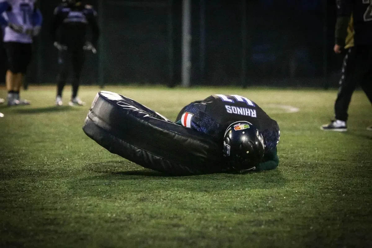 "Nosorożce" z Wyszkowa pokazali jak grać w futbol amerykański! (zdjęcia)