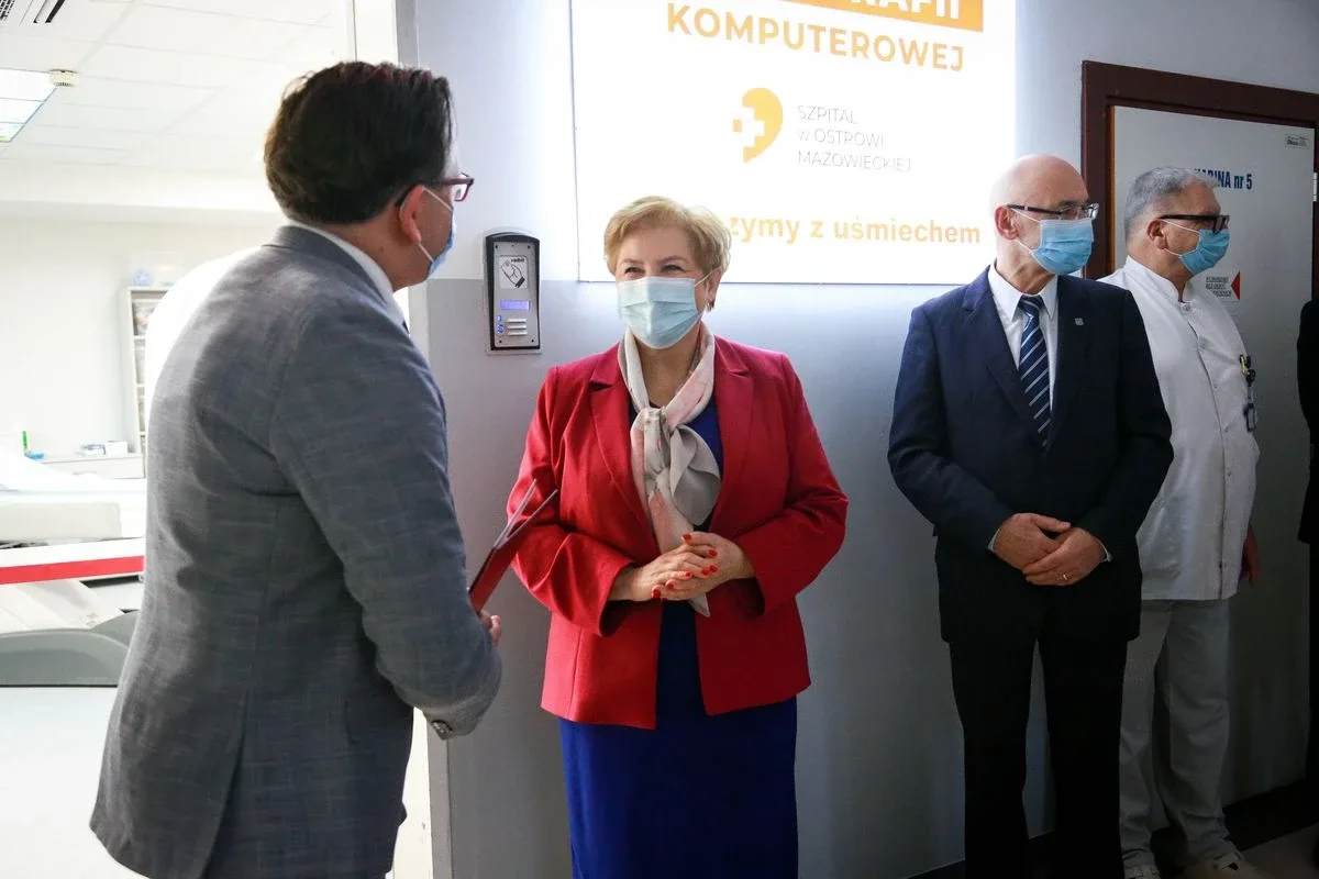 Nowy tomograf komputerowy w Szpitalu w Ostrowi Mazowieckiej (zdjęcia)