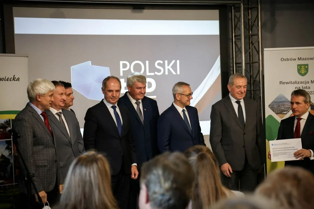 Miasto Ostrów Mazowiecka otrzymało 30 mln. złotych z Rządowego Funduszu Polski Ład (zdjęcia)