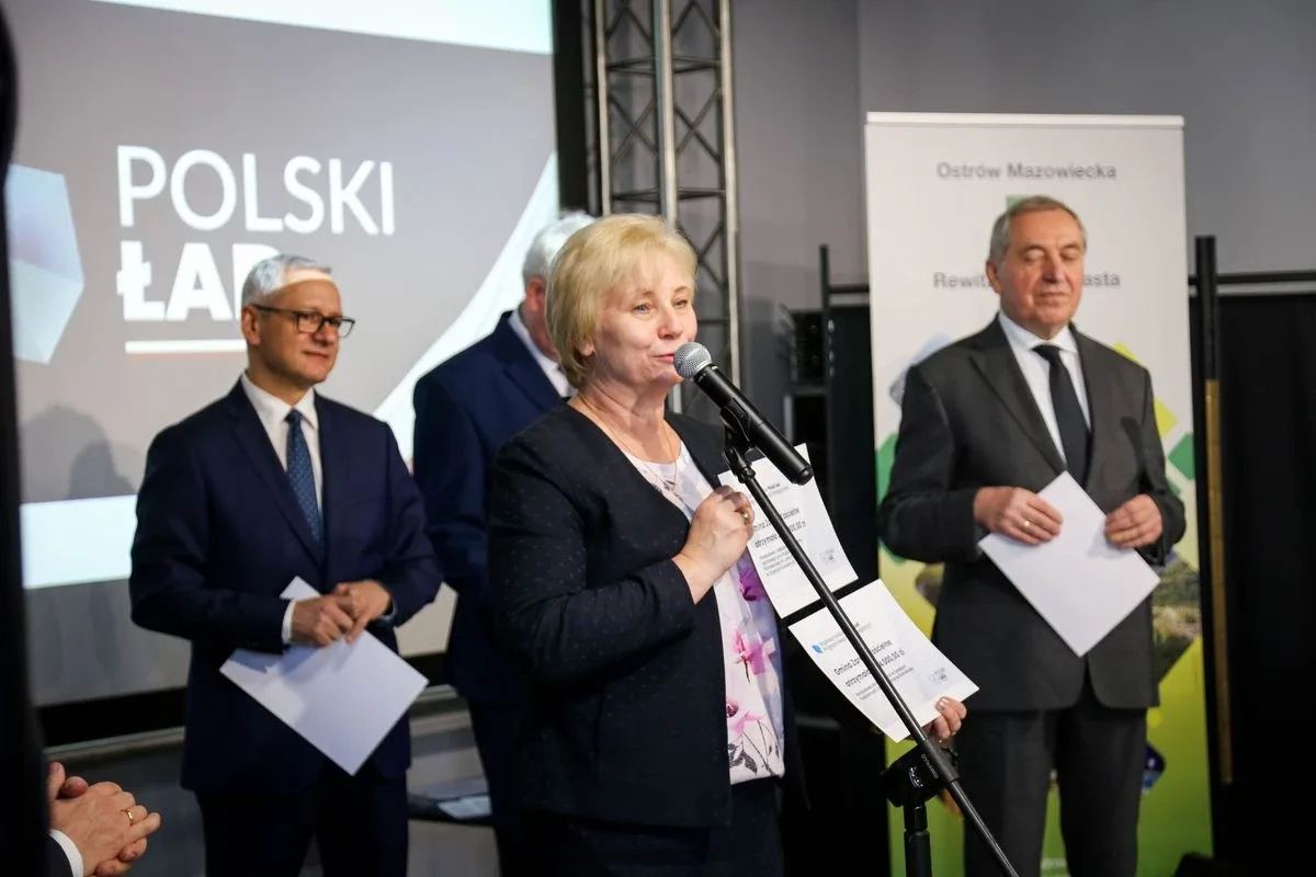 Miasto Ostrów Mazowiecka otrzymało 30 mln. złotych z Rządowego Funduszu Polski Ład (zdjęcia)