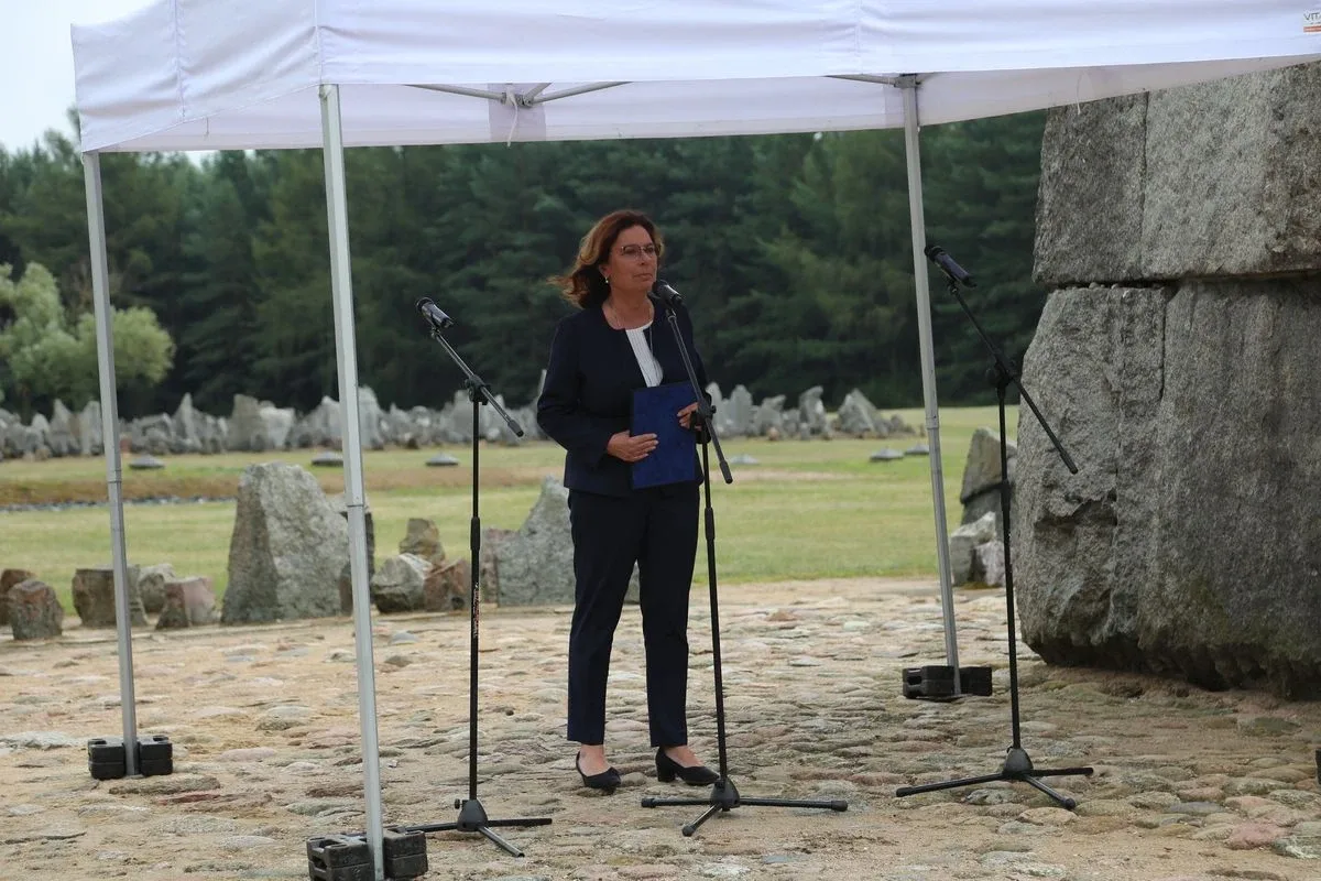 Obchody 78 rocznicy buntu więźniów obozu śmierci Treblinka II