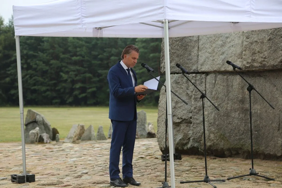 Obchody 78 rocznicy buntu więźniów obozu śmierci Treblinka II