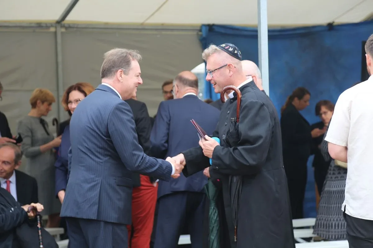 Obchody 78 rocznicy buntu więźniów obozu śmierci Treblinka II