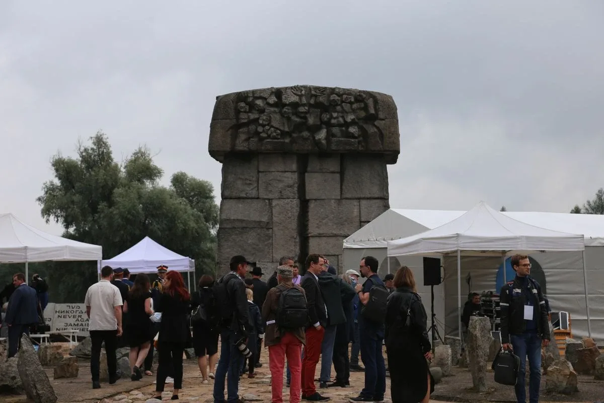 Obchody 78 rocznicy buntu więźniów obozu śmierci Treblinka II