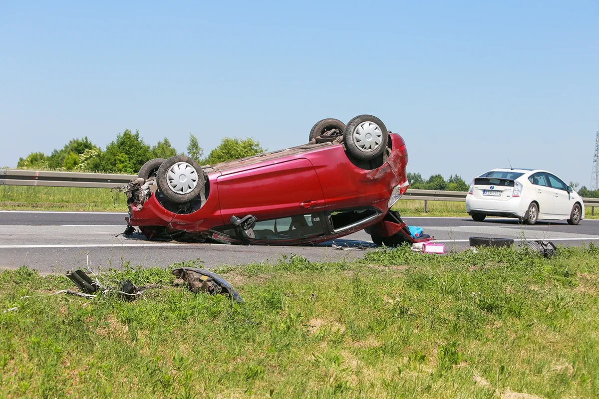 Wypadek na obwodnicy Ostrowi Mazowieckiej i olbrzymi korek (aktualizacja, zdjęcia)