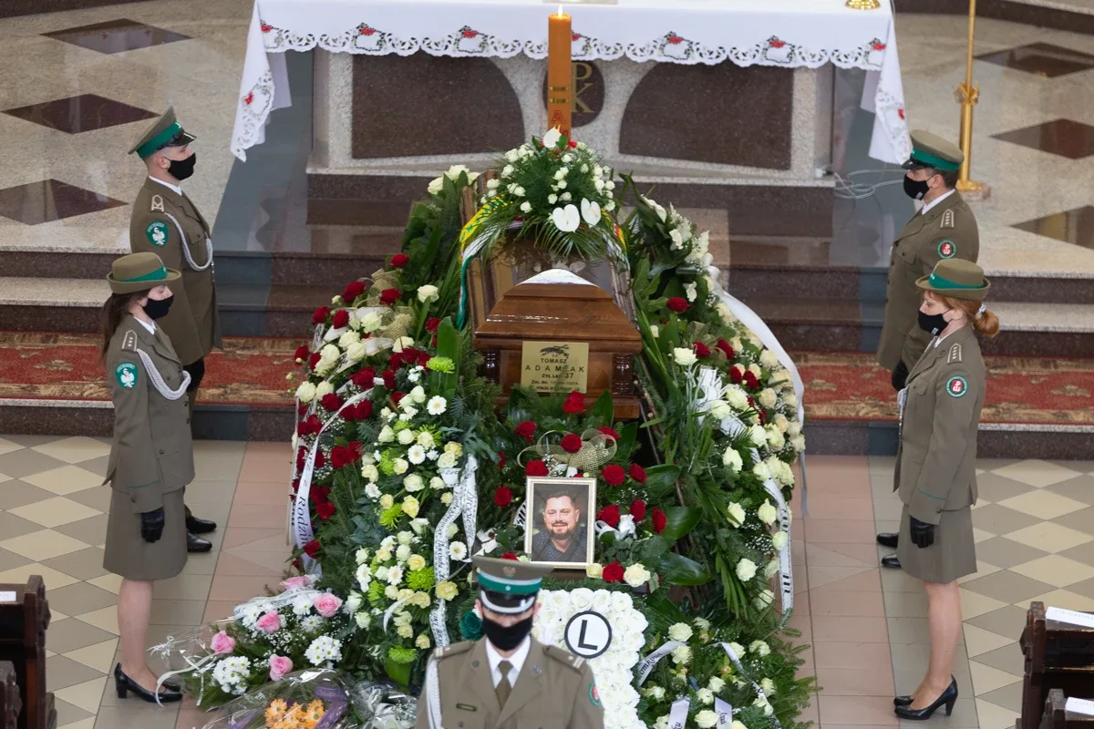 Ostrów Mazowiecka pożegnała Tomasza Adamiaka