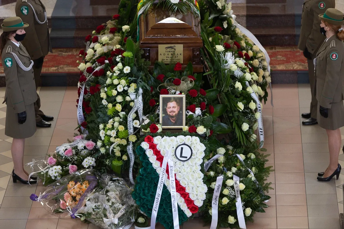 Ostrów Mazowiecka pożegnała Tomasza Adamiaka