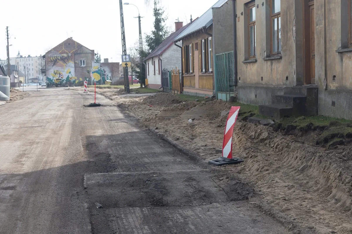 Prace przy ciągu ulic Lubiejewska - Prusa trwają (zdjęcia)