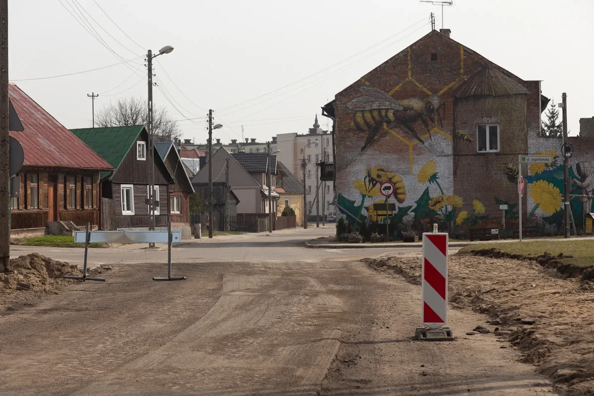Prace przy ciągu ulic Lubiejewska - Prusa trwają (zdjęcia)