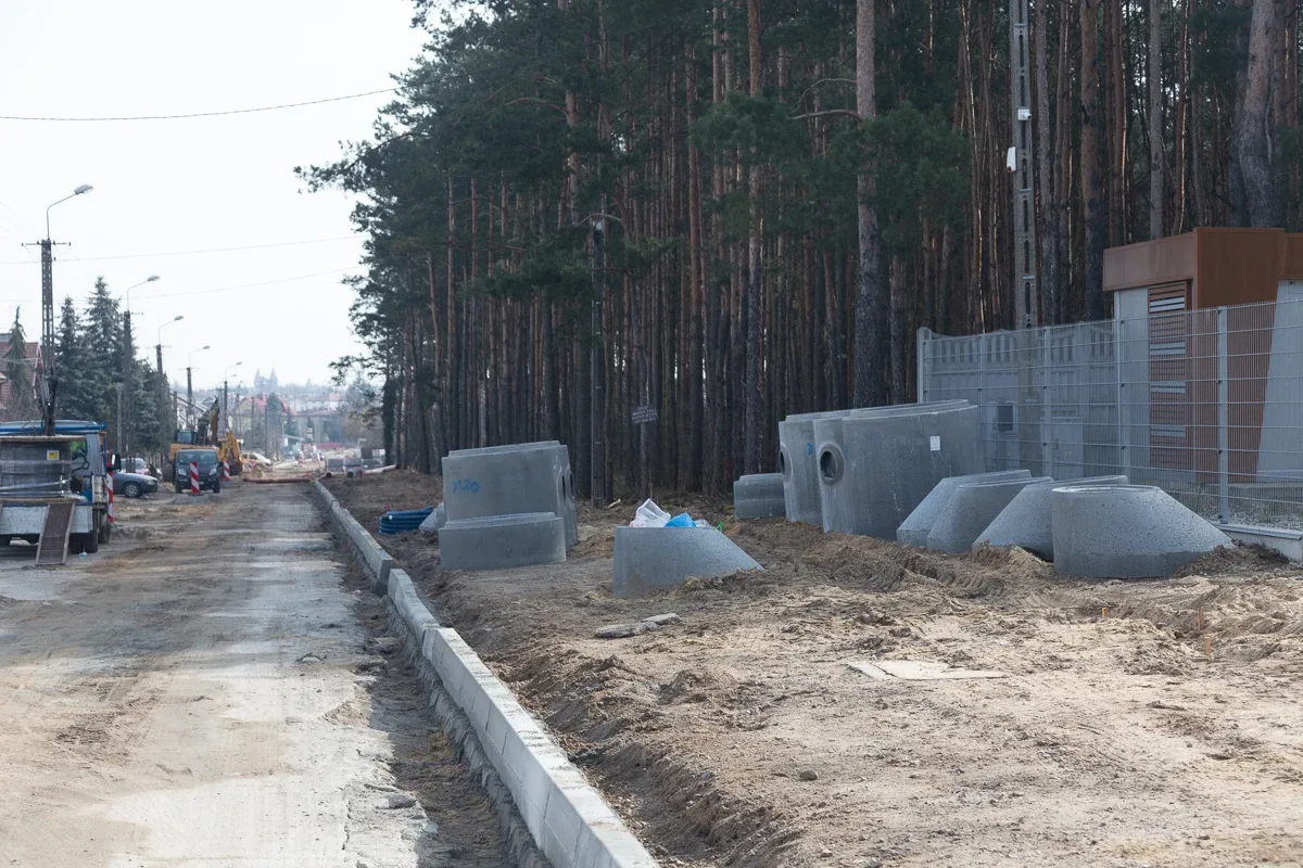 Prace przy ciągu ulic Lubiejewska - Prusa trwają (zdjęcia)